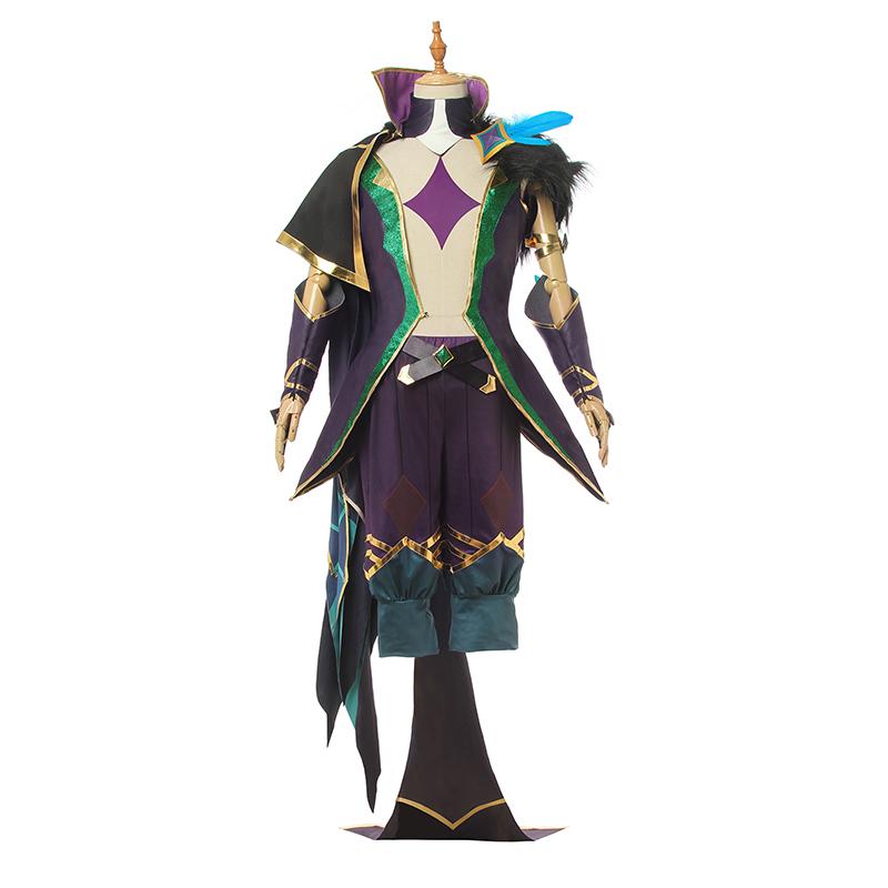 LOL Star Guardian  Rakan Male Battle Suit Cosplay Costume