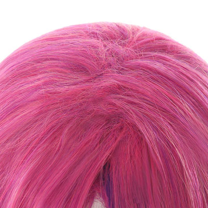 LOL Star Guardian Xayah Pink Mixed Purple Long Cosplay Wigs