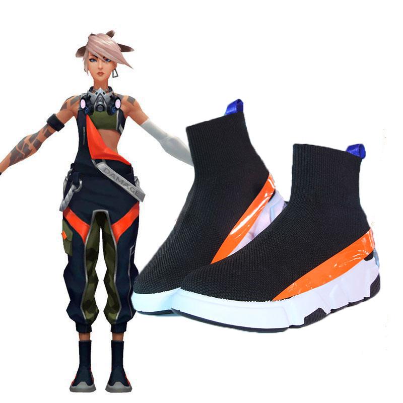 LOL True Damage Akali Cosplay Shoes 