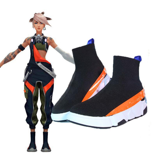 LOL True Damage Akali Cosplay Shoes 