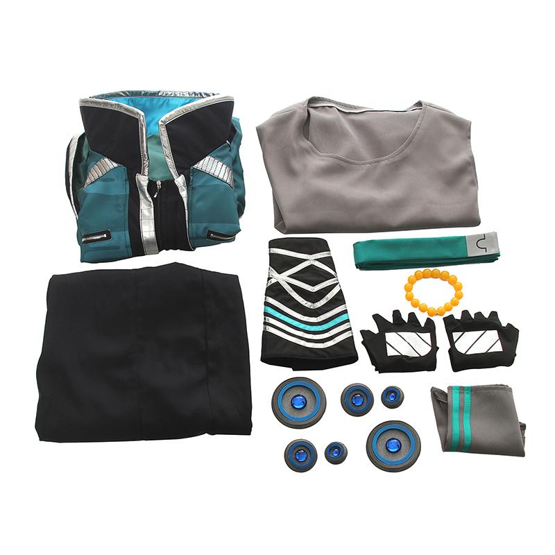 LOL True Damage Yasuo Male Cosplay Costume  Full Sets 