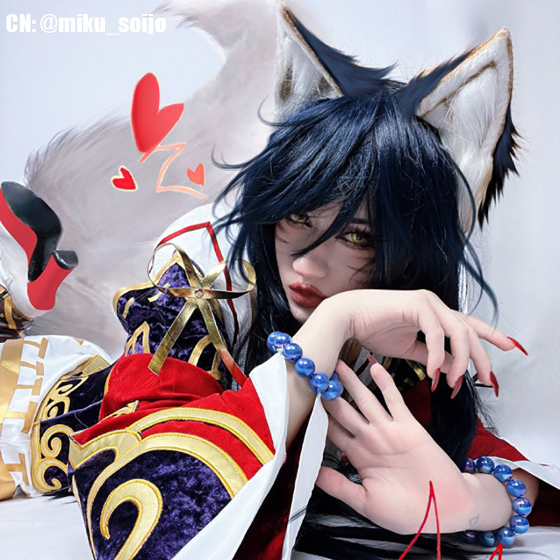 LOL Wild Rift The Nine-Tailed Fox Ahri Cosplay Costume