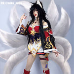 LOL Wild Rift The Nine-Tailed Fox Ahri Cosplay Costume