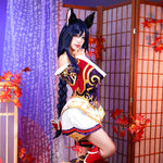 LOL Wild Rift The Nine-Tailed Fox Ahri Cosplay Costume