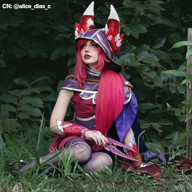 LOL  Xayah The Rebel Cosplay Costume