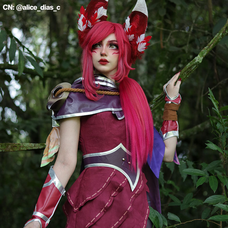 LOL  Xayah The Rebel Cosplay Costume