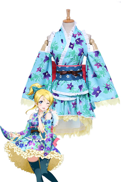 Love Live! Bathrobes Awaken Eli Ayase Anime Cosplay Costumes