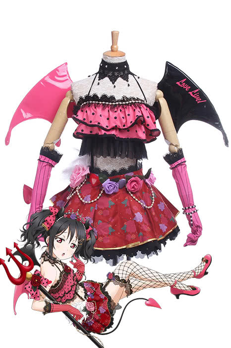 Love Live! Little Devil Costumes Nico Yazawa Anime Cosplay Costumes
