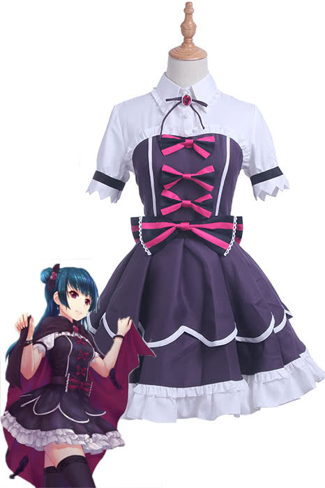 Love Live! Sunshine Aqours Yoshiko Tsushima Fallen Angel Cosplay Costumes 