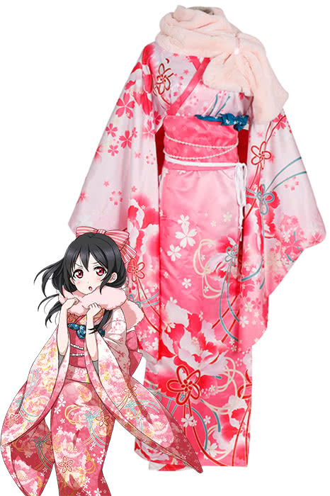 Love Live！School Idol Project Nico Yazawa kimono Cosplay Costume