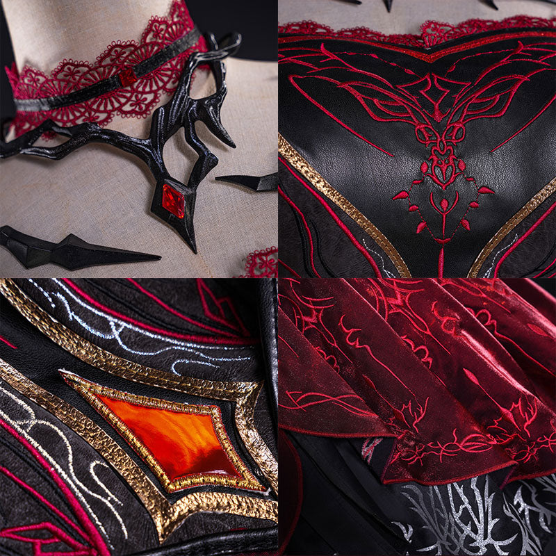 Love and Deepspace Beyond Cloudfall Scarlet Passion Cosplay Costume
