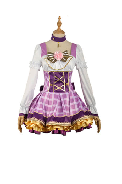 Love Live Bouquet AwakenTojo Nozomi Purple Dress Anime Cosplay Costumes