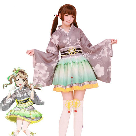 Love Live Kotori Minami  Kimono Anime Cosplay Costumes