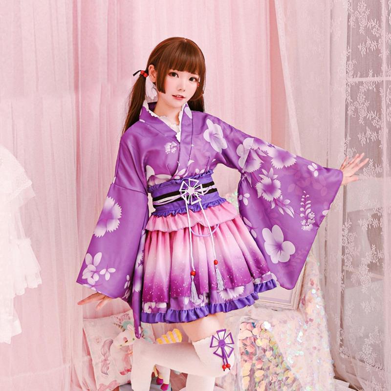 Love Live Nozomi Tojo Kimono Anime Cosplay Costumes 