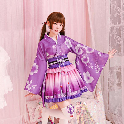 Love Live Nozomi Tojo Kimono Anime Cosplay Costumes 