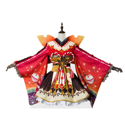 Love Live! Sunshine Aqours Kunikida Hanamaru Maple kimono Cosplay Costume