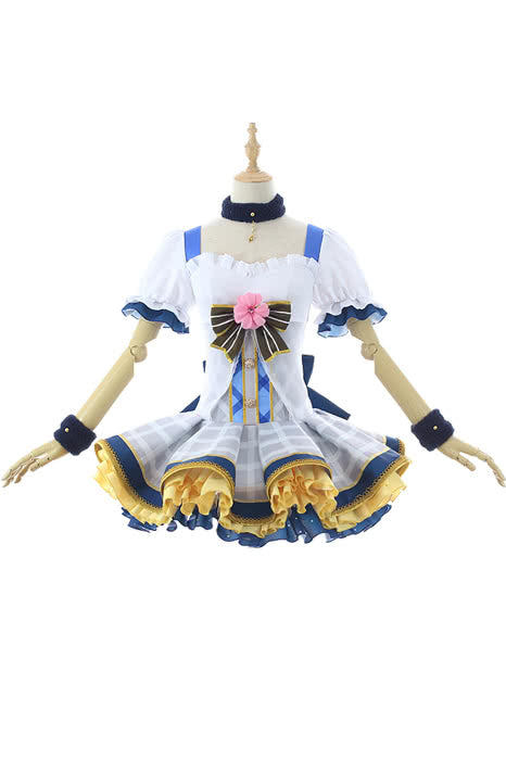 Love Live Bouquet Awaken Minami Kotori Gray Dress Anime Cosplay Costumes