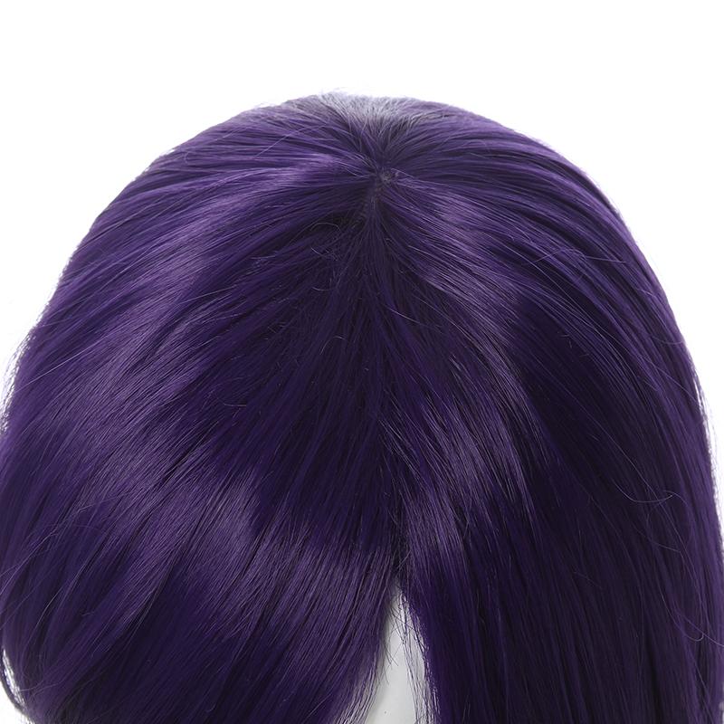 Lovelive! Nozomi Tojo Synthetic Hair Wigs Long Purple Curly Cosplay Party Wigs