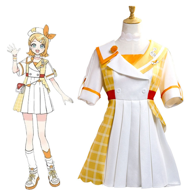 Cosplay De Rin Kagamine Kagamine Rin – Anime Cosplay,Costume