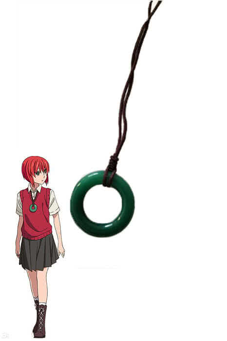 Mahō Tsukai no Yome Chise Hatori Green Anime Cosplay Prop Necklaces 