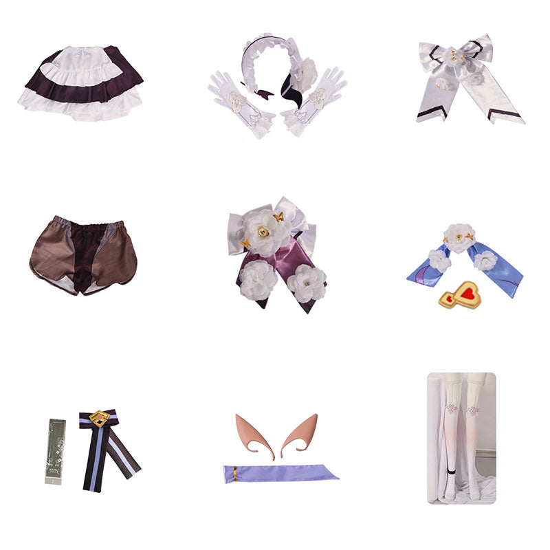 Honkai Impact 3rd Maid Elysia Cosplay Costume