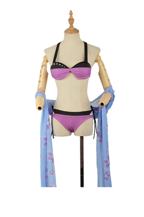 Love Live Sunshine Angel Aqours Unawaken Mari Ohara Purple Swimsuit Anime Cosplay Costumes