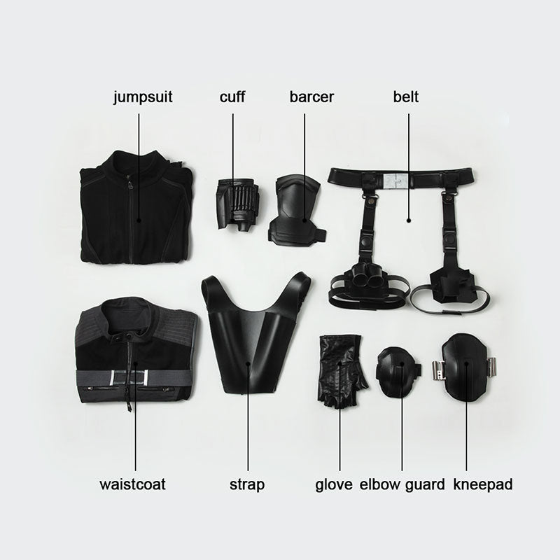 Marvel Avengers Black Widow Natasha Cosplay Costume