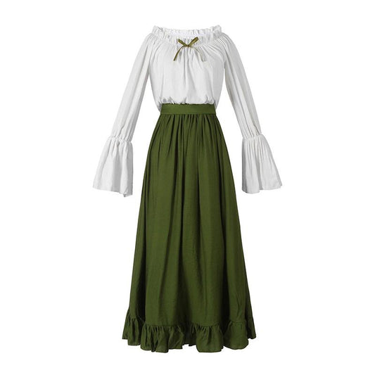 Vintage Dress Women Renaissance Halloween Cosplay Costume