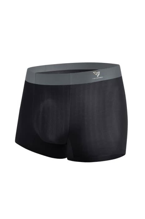 Mens Underwear Elastic Waistband Seamless Comfort