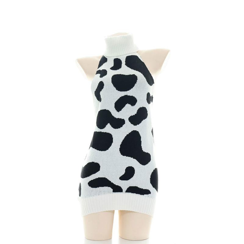 Japanese Milk Cow High Neck Backless Sexy Sweater Underwear For Sale –  Rolecosplay