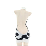 Japanese Milk Cow High Neck Backless Sweater Underwear