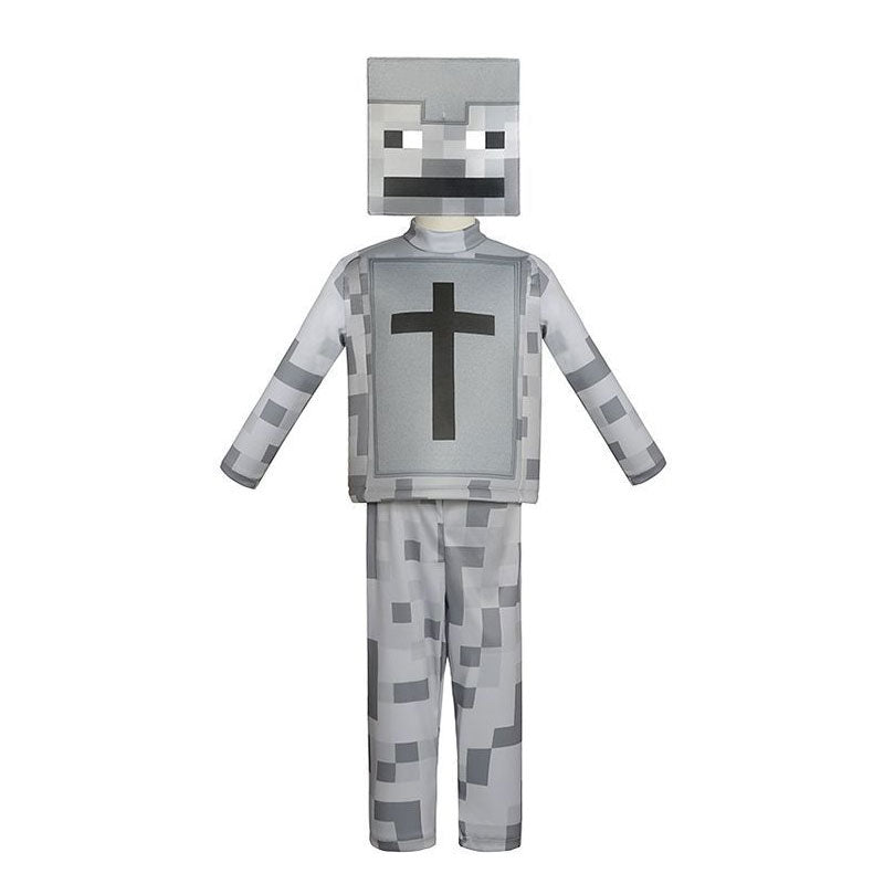 Minecraft  Alex Steve Skeleton Cosplay Costumes Full Set