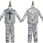 Minecraft  Alex Steve Skeleton Cosplay Costumes Full Set