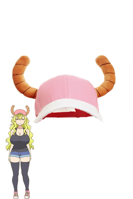 Miss Kobayashi's Dragon Maid Quetzalcoatl Lucoa Pink Cosplay Hat