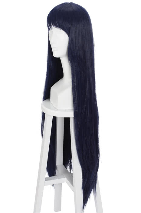 100cm Long Straight Blue Shimoneta Ayame Kajou Cosplay Wig