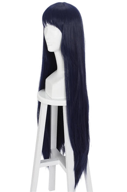100cm Long Straight Blue Shimoneta Ayame Kajou Cosplay Wig