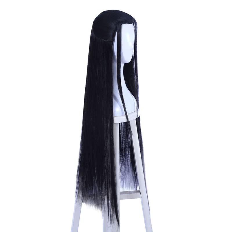  70cm Long Game Liuxiang Chu Cosplay Black Straight Wigs 
