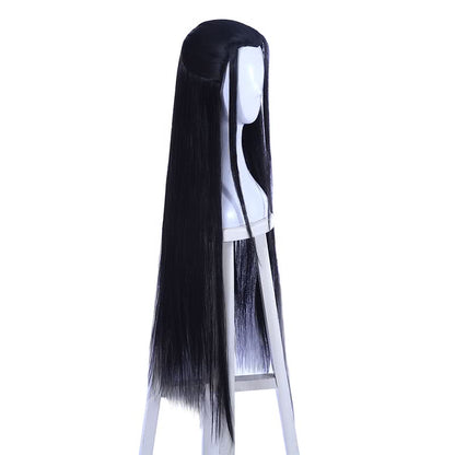  70cm Long Game Liuxiang Chu Cosplay Black Straight Wigs 