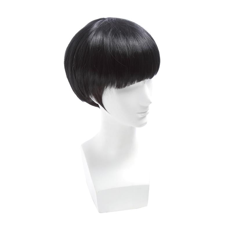 Mob Psycho 100 Mob Black Wave Head Short Wig Cosplay Wigs