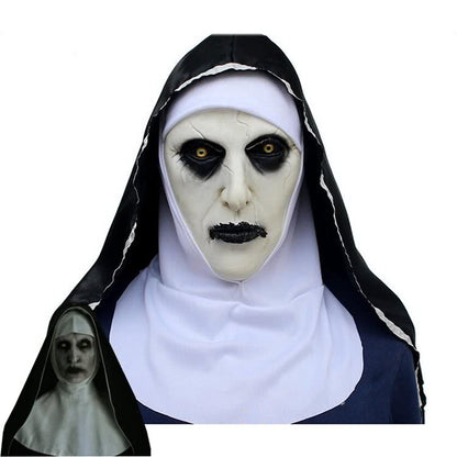 Movie The Nun Masquerade Costumes Female Priest Dress Nuns Costume Cosplay 