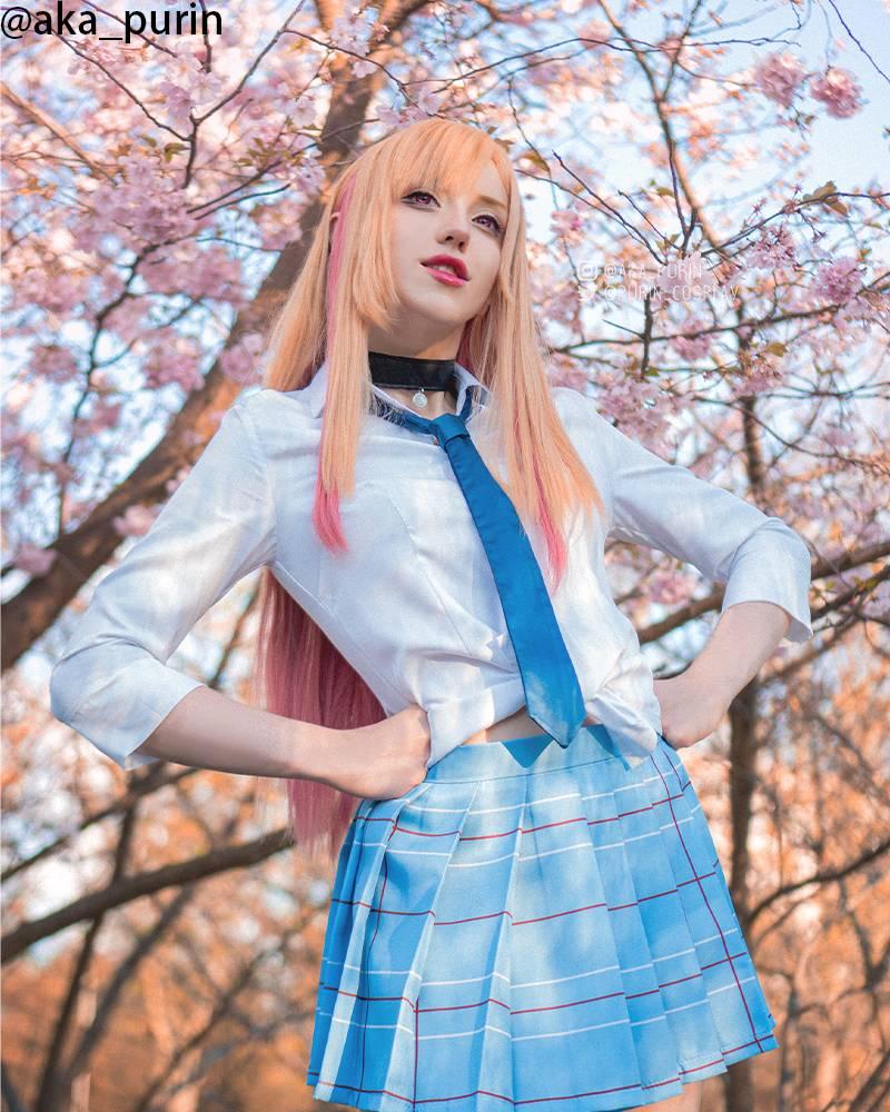 My Dress-Up Darling Marin Kitagawa Yellow Gradient Long Cosplay Wigs