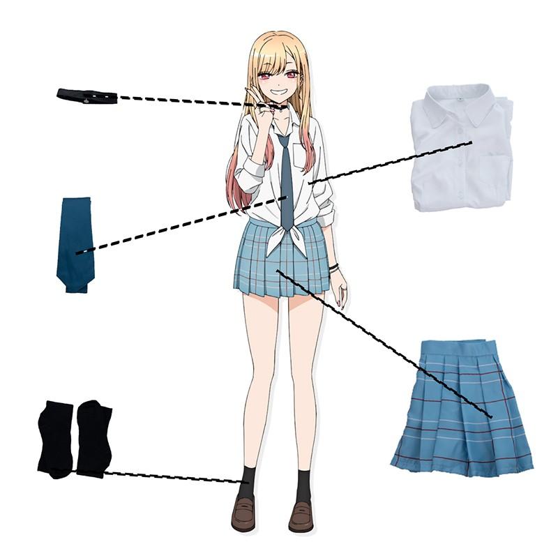 My Dress-Up Darling Marin Kitagawa Uniform Cosplay