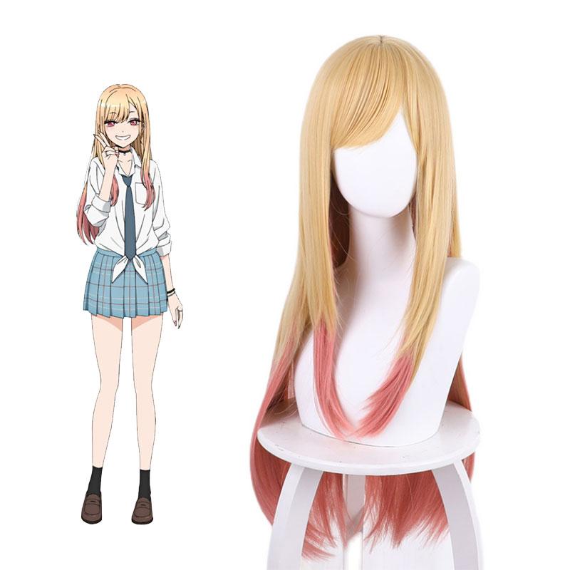 My Dress-Up Darling Marin Kitagawa Yellow Gradient Long Cosplay Wigs