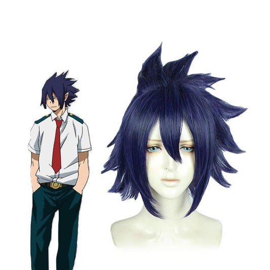 My Hero Academia Amajiki TamakiSuneater Blue Cosplay Wigs