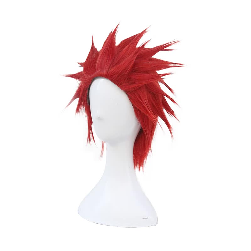 My Hero Academia Eijiro Kirishima Short Red Cosplay Wigs 