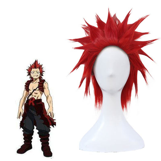 My Hero Academia Eijiro Kirishima Short Red Cosplay Wigs 