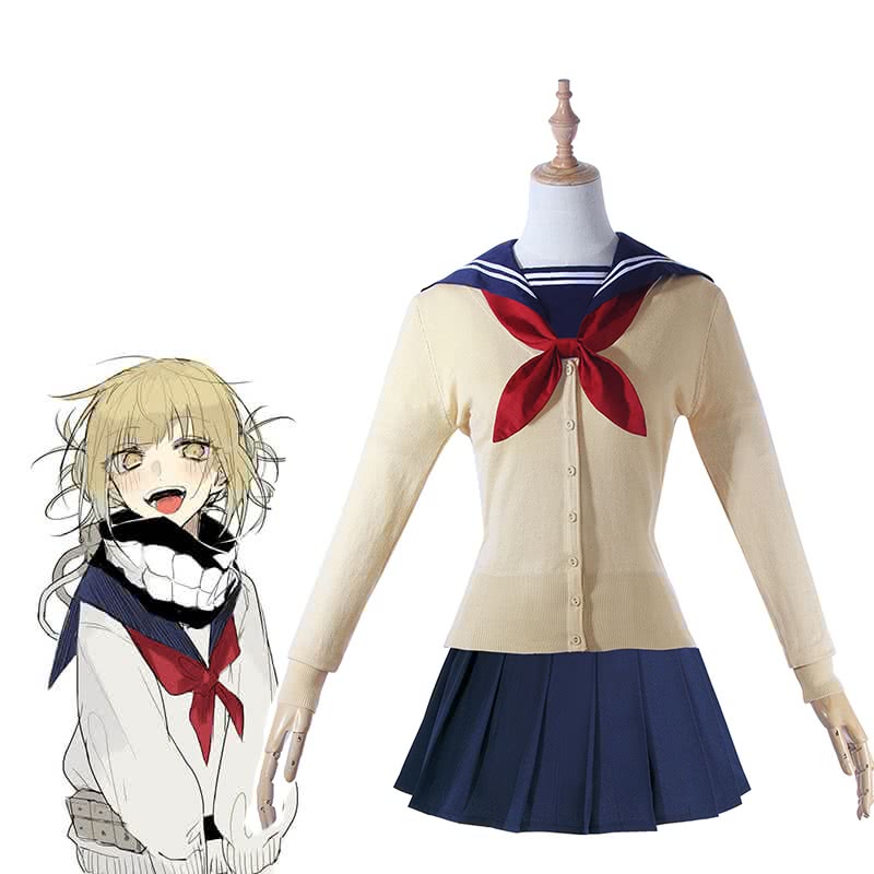My Hero Academia Himiko Toga Schule Uniform Cosplay Kostüm Anzug