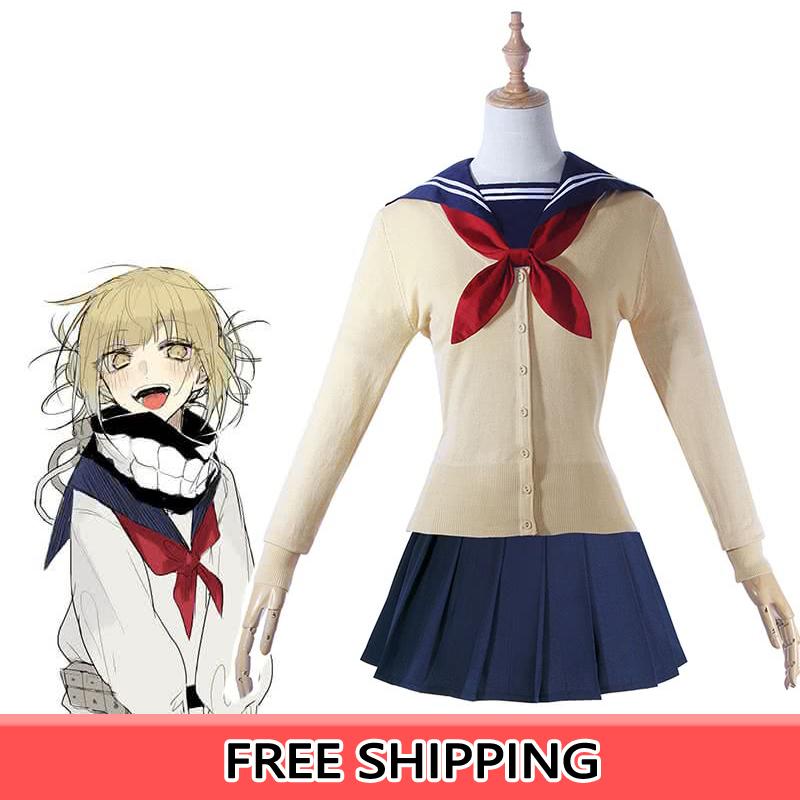 My Hero Academia Himiko Toga Schule Uniform Cosplay Kostüm Anzug