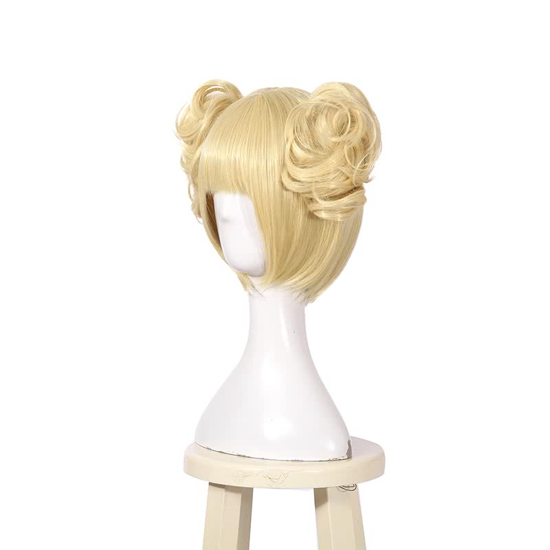 BNHA MHA Himiko Toga Short Blonde Anime Cosplay Wigs Hair Wigs JF271