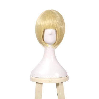 BNHA MHA Himiko Toga Short Blonde Anime Cosplay Wigs Hair Wigs JF271